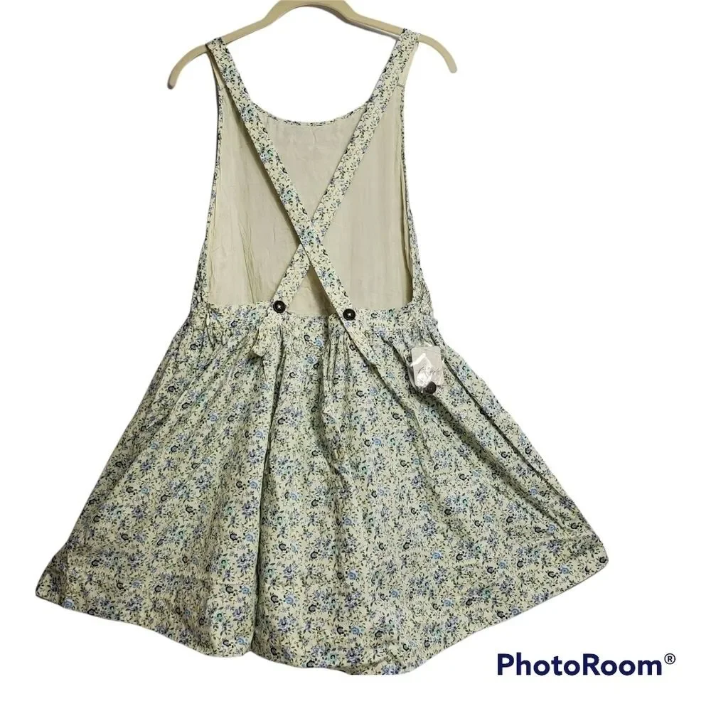 FREE PEOPLE Petunia Cotton Mini Dress Sz MEDIUM‎